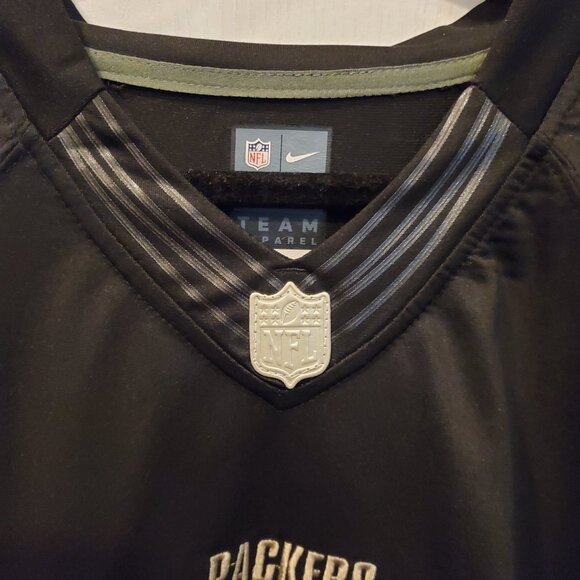 RARE Nike Aaron Rodgers Green Bay Packers "Salute to Service" jersey - Picture 6 of 9